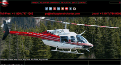 Desktop Screenshot of helicopteraircharter.com