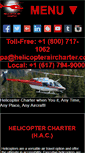 Mobile Screenshot of helicopteraircharter.com